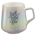 Faith Hope And Love Pearl Ombre Ceramic Mug - Image 7