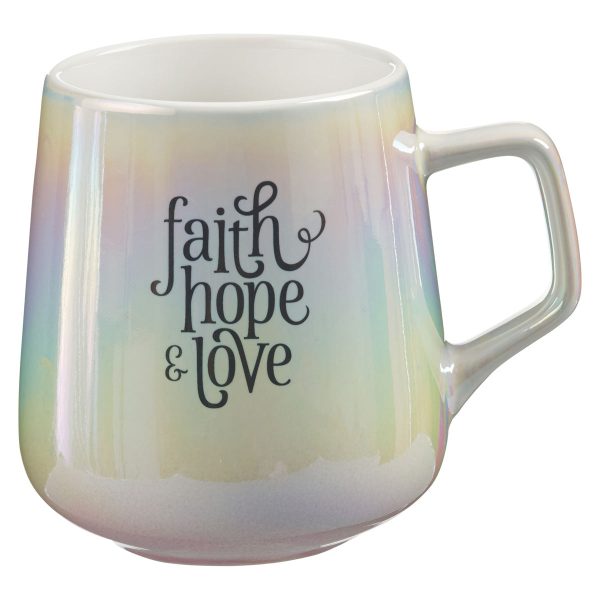 Faith Hope And Love Pearl Ombre Ceramic Mug - Image 7