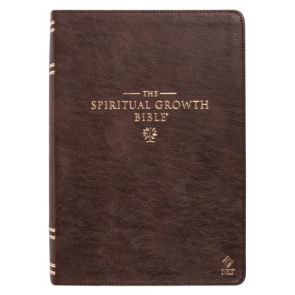 NLT Dark Brown Faux Leather Thumb Indexed Spiritual Growth Bible - Image 15
