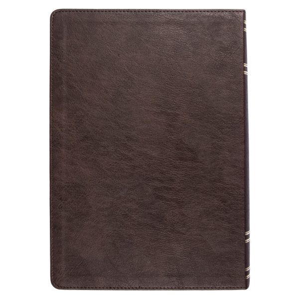 NLT Dark Brown Faux Leather Thumb Indexed Spiritual Growth Bible - Image 16