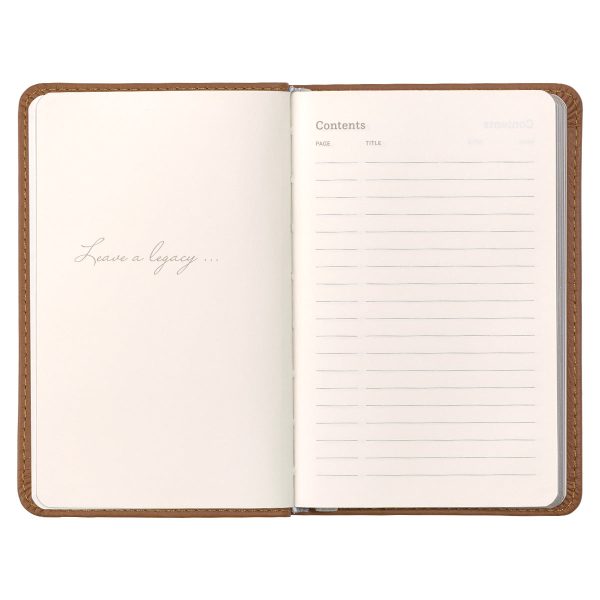 Leatherpress Biscotti Tan Genuine African Leather Pocket Journal - Image 16