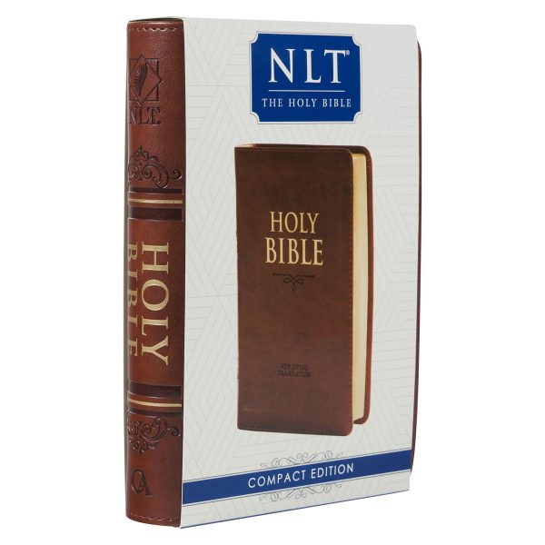 NLT Brown Faux Leather Flexcover Compact Bible - Image 17