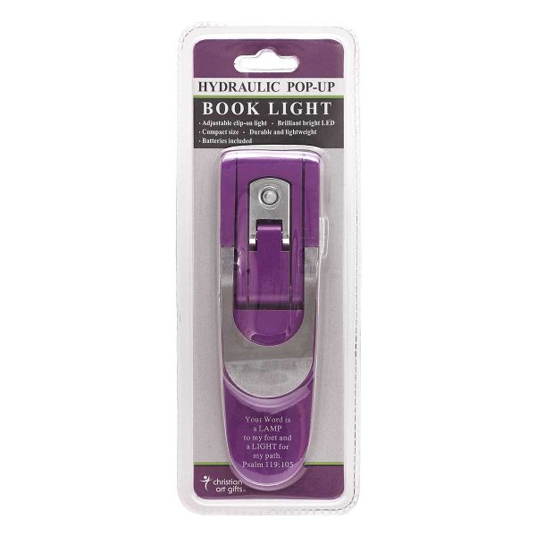Psalm 119:105 Your Word Is A Lamp Purple Hydraulic Book Light - Image 11