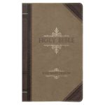 KJV Tan & Brown Faux Leather Standard Bible Giant Print Red Letter - Image 15