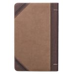KJV Tan & Brown Faux Leather Standard Bible Giant Print Red Letter - Image 16