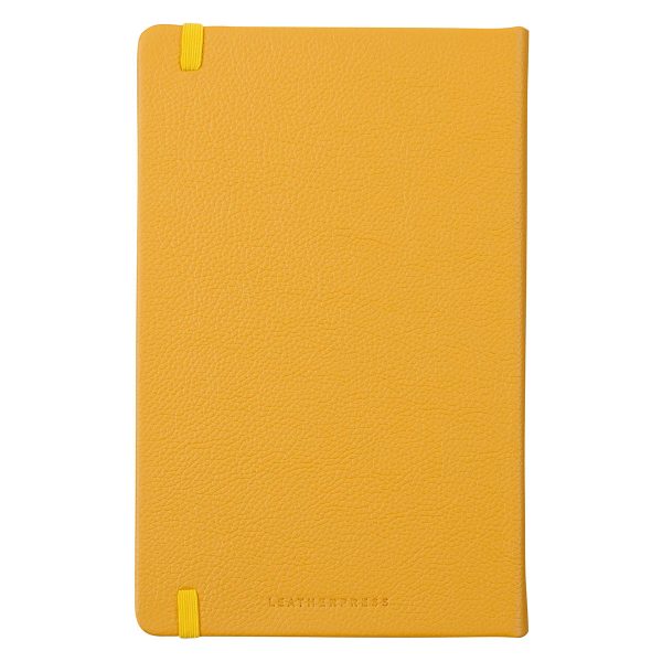 Leatherpress Butter Yellow Genuine African Leather Notebook - Image 16