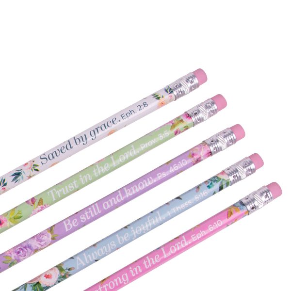 Floral Watercolor Tub of 50 Pencils - Image 12