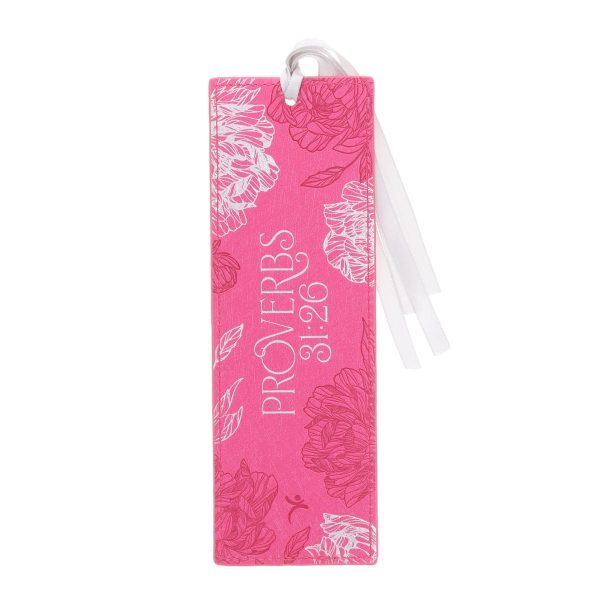 She Speaks with Kindness Faux Leather Bookmark - Image 2