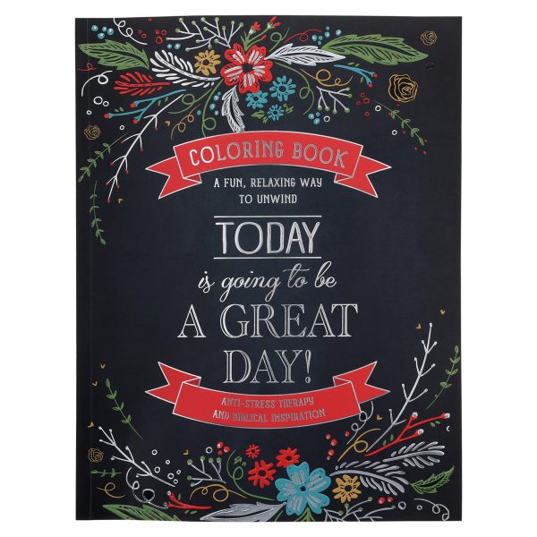 Today Is Going To Be A Great Day Coloring Book (Paperback) - Image 1