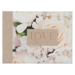 Love Floral Faux Leather Guest Book - Image 13