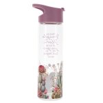 Vind Jou Vreugde in die Here en Hy Sal Jou Gee Wat Jou Hart Begeer Afrikaans Glass Water Bottle - Image 8