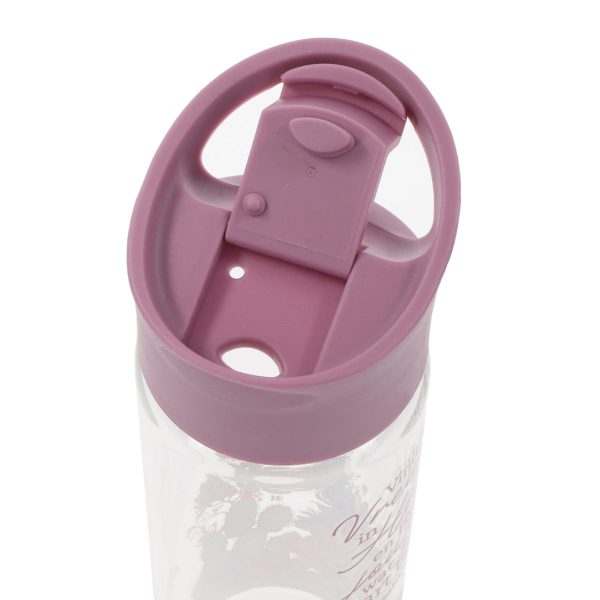 Vind Jou Vreugde in die Here en Hy Sal Jou Gee Wat Jou Hart Begeer Afrikaans Glass Water Bottle - Image 9