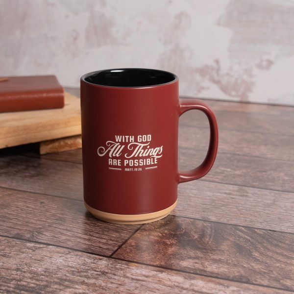 With God All Things Are Possible Ceramic Mug - Image 3