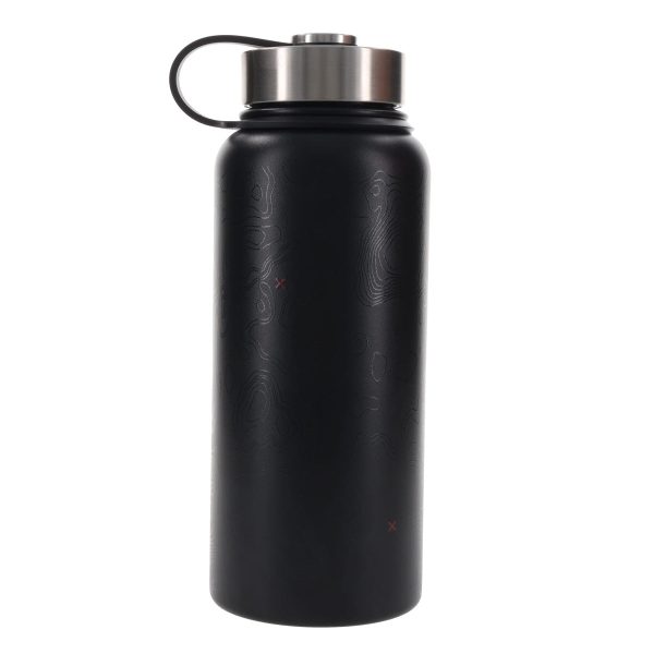 With God All Things Are Possible Black Stainless Steel Water Bottle - Image 2