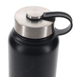 With God All Things Are Possible Black Stainless Steel Water Bottle - Image 3