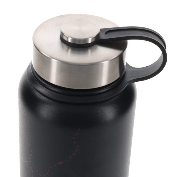 With God All Things Are Possible Black Stainless Steel Water Bottle - Image 3