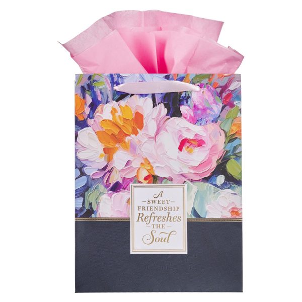 A Sweet Friendship Refreshes the Soul Portrait Gift Bag with Gift Tag - Image 5