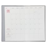 2026 Diary - 18-Month Planner and Notebook - Grey - Imitation Leather - Image 6