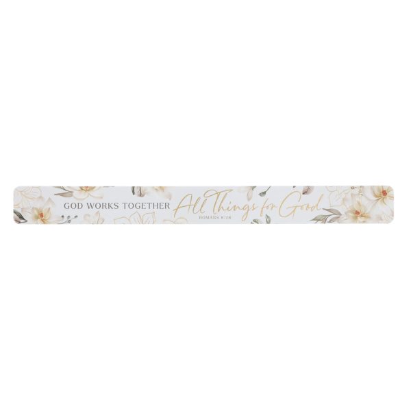 God Works Together All Things for Good Large Magnetic Strip - Image 1