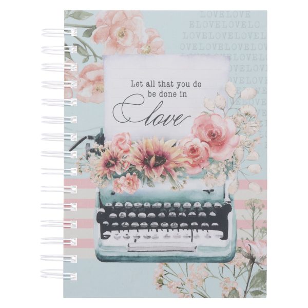 Let All That You Do Be Done in Love Hardcover Wirebound Journal - Image 3