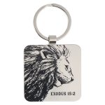 The Lord Is My Strength Metal Key Ring - Image 5