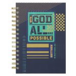 With God All Things Are Possible Hardcover Wirebound Journal - Image 3