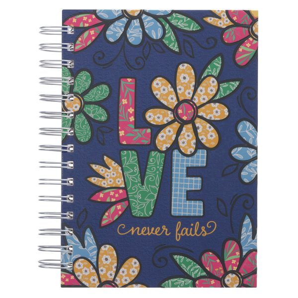 Love Never Fails Hardcover Wirebound Journal - Image 3