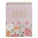 I Sought the Lord and He Heard Me and Delivered Me from All My Fears A4 Wirebound Notepad - Image 5