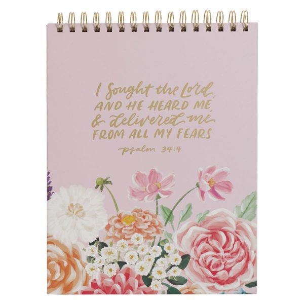 I Sought the Lord and He Heard Me and Delivered Me from All My Fears A4 Wirebound Notepad - Image 5