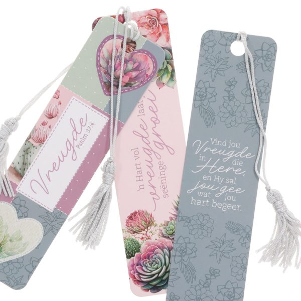 Vind Vreugde in die Here Afrikaans Three-Piece Bookmark with Tassel Set - Image 9