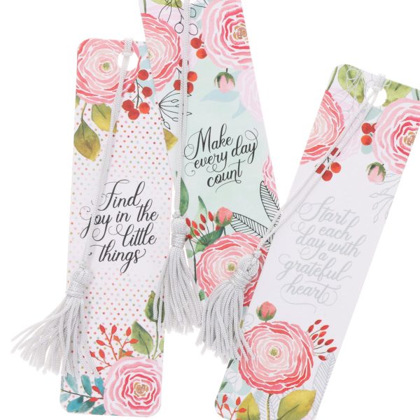 Start Each Day with a Grateful Heart Three-Piece Bookmark with Tassel Set - Image 9