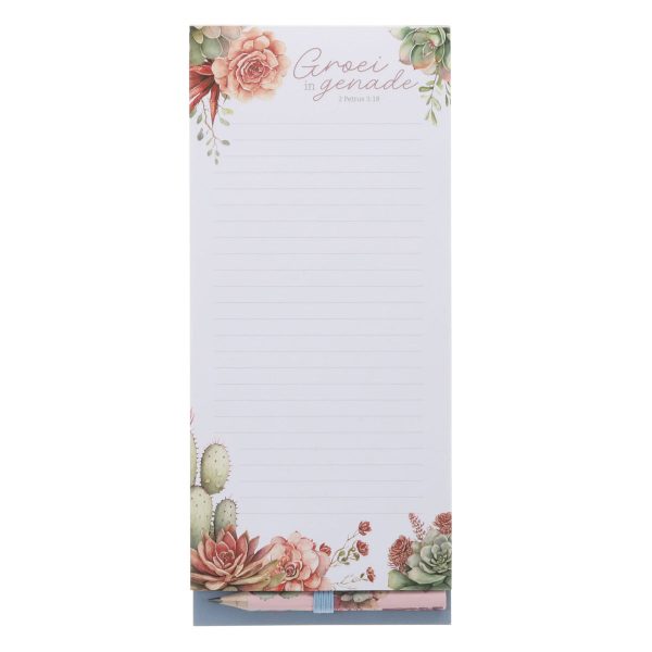 Groei in Genade Afrikaans Magnetic Notepad with Pencil - Image 7