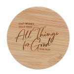 God Works Together All Things for Good Calming Breeze Scented Candle with Bamboo Lid - Image 11