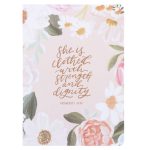 She Is Clothed with Strength and Dignity Notebook - Image 3