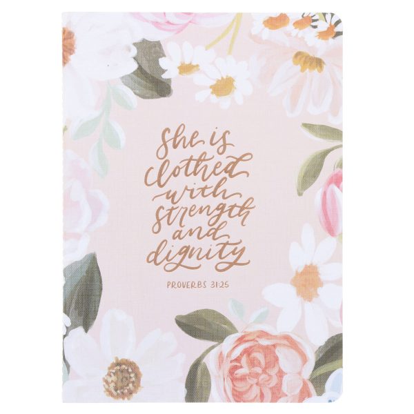 She Is Clothed with Strength and Dignity Notebook - Image 3