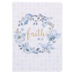 Faith Blue Wreath Notebook - Image 3