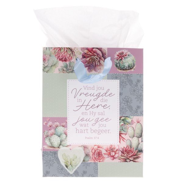 Vind Jou Vreugde in die Here Afrikaans Medium Gift Bag with Gift Tag - Image 8