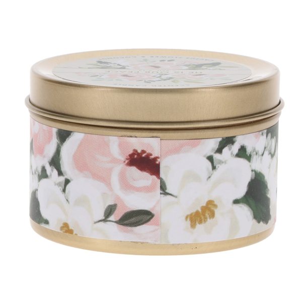 He Is Our Peace Cactus Flower and Coconut Scented Candle in Tin - Image 10
