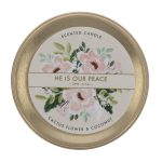 He Is Our Peace Cactus Flower and Coconut Scented Candle in Tin - Image 11