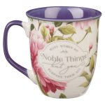 Many Women Do Noble Things But You Surpass Them All Ceramic Mug with Blue Interior - Image 6
