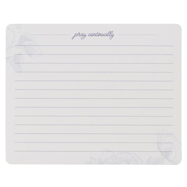 My Prayers Blue Floral Promise Cards in Tin - Image 12