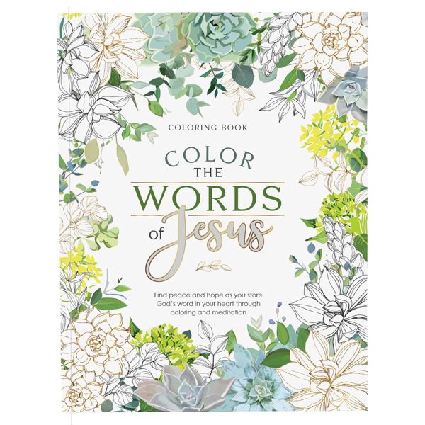 Color The Words Of Jesus (Paperback) - Image 1
