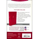 NKJV Pink Faux Leather Personal Size End Of Verse Reference Bible Large Print Comfort Print - Image 2