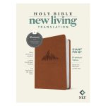 NLT Tan Mountain Imitation Leather Filament Premium Value Thinline Bible Giant Print - Image 7