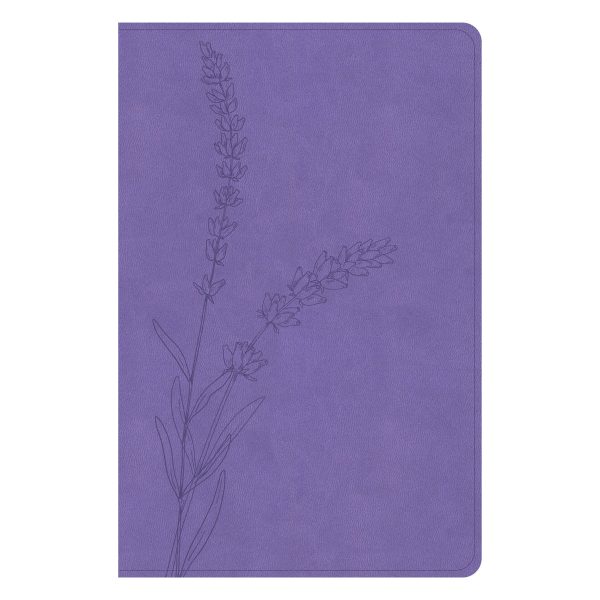 KJV Lavender Imitation Leather Personal Size Bible Giant Print Indexed - Image 1
