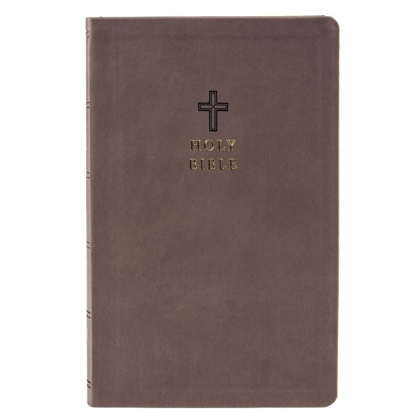 KJV Charcoal Imitation Leather Value Ultra Thinline Bible Comfort Print - Image 3