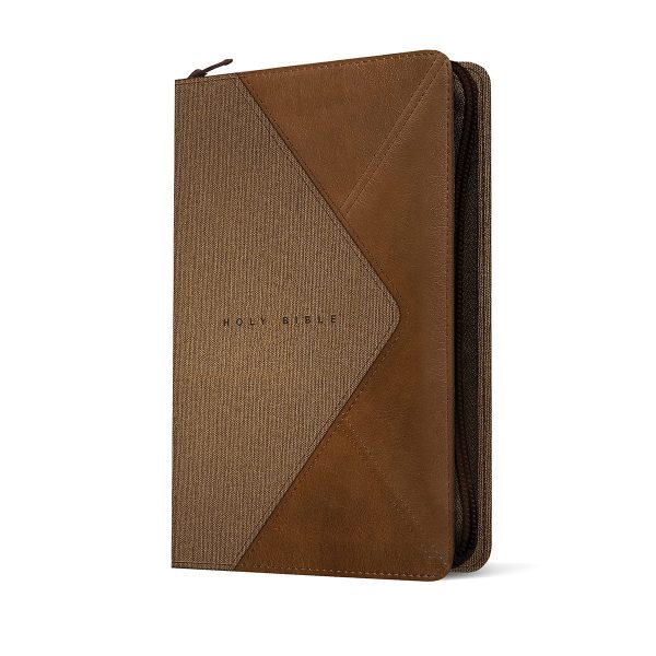 NLT Filament Thinline Reference Bible, Large Print, Stone & Camel With Zip (Imitation Leather) - Image 15
