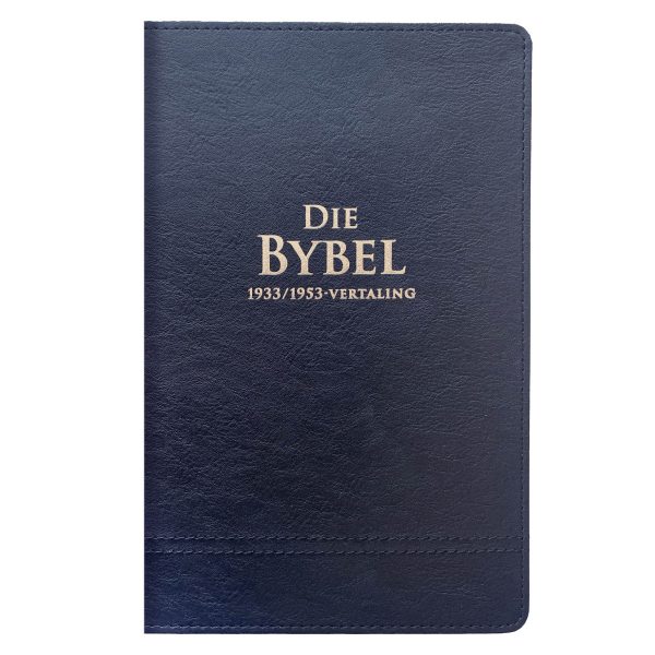 Afrikaans 1933/1953 Vertaling Swart Kunsleer Bybel - Image 1