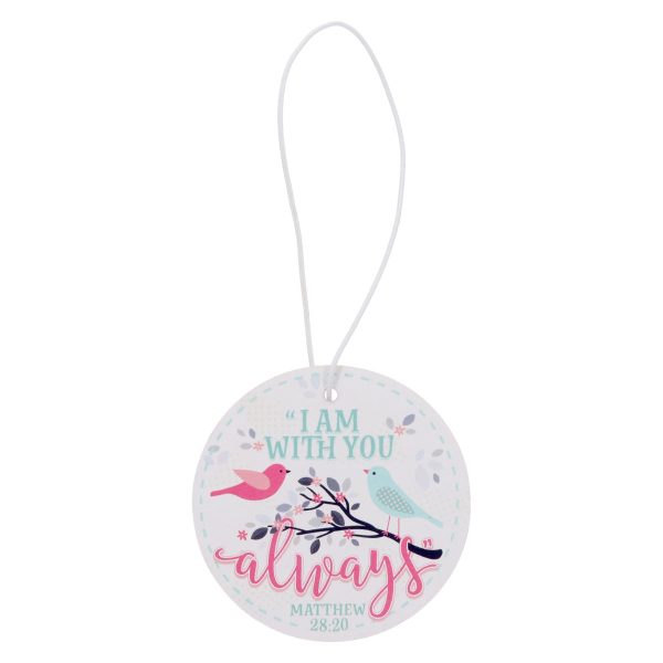 I Am with You Always Lemon Car Air Freshener - Image 3
