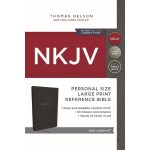 NKJV Black Imitation Leather Personal Size Reference Bible Large Comfort Print Indexed - Image 6